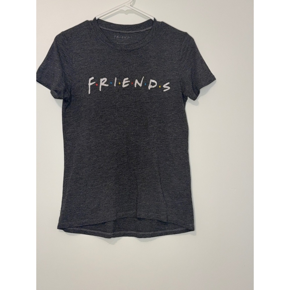 Friends The Television Series Graphic T-Shirt Charcoal Gray Small JT17038
